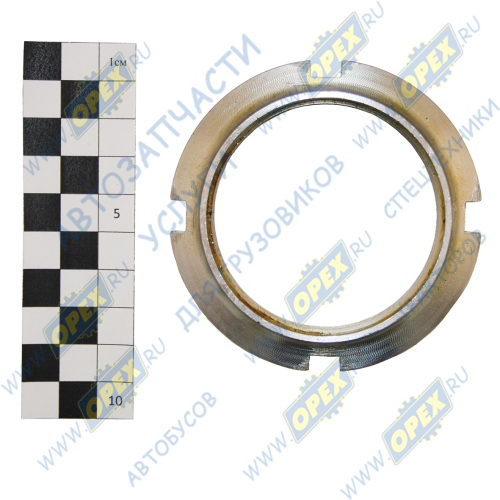 2823-1701049 Гайка (круглая) ГОСТ 11871 М60х1,5 h=12 подшипника первич.вала РК с буртом, обжимная МТЗ РУП1